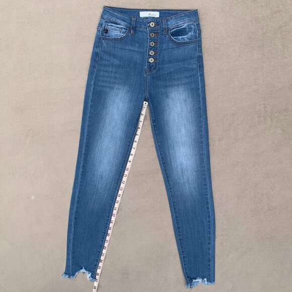 KanCan High Rise Skinny Button Fly Jeans Sz26 - Picture 10 of 13